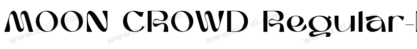 MOON CROWD Regular字体转换